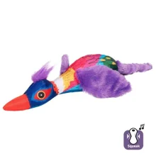 Игрушка Flamingo Crazy Bird крейзи, птица, мягкая, для собак, 50х10х7.5 см