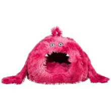 Лежанка Trixie Monster cave для кошек, домик-пещера для отдыха, 46×33×46 см, розовый