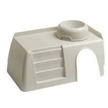 Пластиковый домик Ferplast Pub 3253 With Feeding Bowl для маленьких животных с лестницей и миской