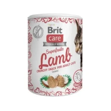 Лакомство Brit Care Cat Snack Superfruits Lamb для взрослых кошек, ягненок, 100 г
