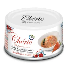 Консервы Cherie Urinary Care для кошек, кусочки тунца и моркови в соусе, 80 г