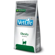 Сухой корм Farmina Vet Life Obesity для кошек, диетическое питание для снижения лишнего веса, 400 г