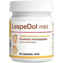 Таблетки Dolfos LespeDol mini для нейтрализации токсинов и продуктов обмена веществ для котов и собак, 60 табл