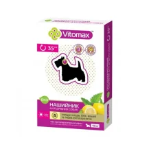 Ошейник Vitomax Eco от блох и клещей для маленьких собак, 35 см