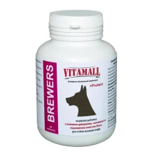 Кормовая добавка VitamAll с пивными дрожжами и чесноком, для крупных собак, 90 табл/180 г