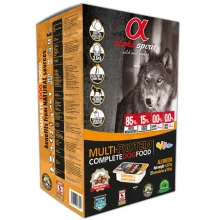 Полувлажный корм Alpha Spirit Semi-moist MultiProtein для взрослых собак всех пород, 9,5 кг x 45
