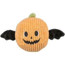 Игрушка Trixie Halloween тыквенная летучая мышь для собак, мягкая игрушка, 10 см