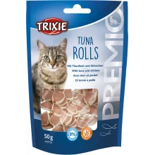 Лакомство Trixie для кошек, роллы с тунцом и курицей, 50 г