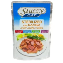 Влажный корм Stuzzy Cat Sterilized Turkey с индейкой, в соусе для стерилизованных кошек, пауч, 100 г