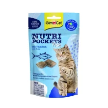 Лакомство GimCat Nutri Pockets Fish для кошек, с тунцем, 60 г