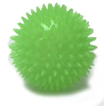Игрушка Croci Glow сквекбол, для собак Спайкибол, люминесцентный, резина, 9 см