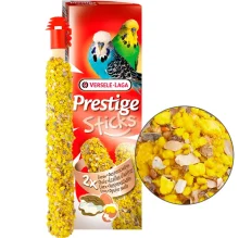 Лакомство Versele-Laga Prestige Sticks Budgies Eggs&Oyster Shells для волнистых попугаев, 60 г