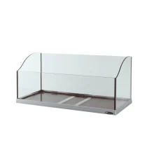 Стеклянный контейнер Ferplast Jamaica 80 Grey для черепах, серый