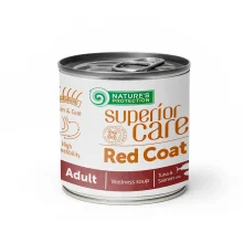 Консервы Natures Protection Superior Care Salmon&Tuna для рыжих собак всех пород, суп с лососем и тунцем, 140 мл