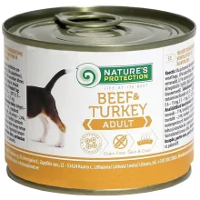 Консерва Natures Protection Adult Beef&Turkey для взрослых собак, 200 г