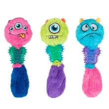 Игрушка Flamingo Monster для собак, с пищалкой, плюш, 38 см