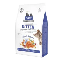 Сухой корм Brit Care Cat GF Kitten Digestion Immunity для котят лосось, 400 г