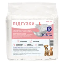 Подгузники Magic Pet для собак (сук), размер L, 53×26 см, 10 шт