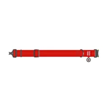 Ошейник водостойкий WAUDOG Waterproof для собак, светящийся, металл, XXL, 40 мм/43-70 см, красный