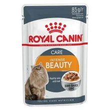 Влажный корм Royal Canin Intense Beauty для кошек с проблемной шерстью, кусочки в соусе, 85 г
