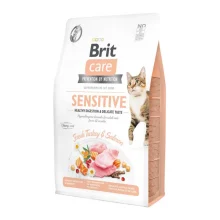 Сухой корм Brit Care Cat GF Sensitive Digestion & Delicate Taste, для привередливых кошек, 2 кг