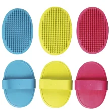 Щетка Flamingo Brush Oval массажная, для собак, овальная, резина