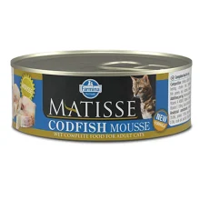 Влажный корм Farmina Matisse Cat Mousse Codfish для взрослых кошек, с треской, 85 г