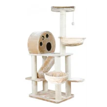Игровой комплекс Trixie Allora для кошек, 57х77х176 см, бежевый
