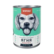 Консервы Wanpy Lamb для собак, паштет, ягненок, 375 г