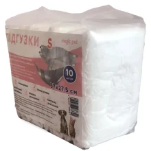 Памперсы Magic Pet для собак (сук), размер S, 37×27.5 см, 10 шт
