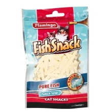 Лакомство Flamingo Pollock Strips для кошек, полоски минтая, 50 г