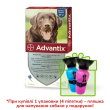 Капли от блох и клещей Bayer Advantix для собак весом свыше 25 кг, цена за 1 пипетку