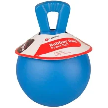 Игрушка Flamingo Power Ball для крупных собак, мяч плавающий с ручкой, резина, 16 см