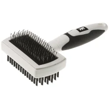 Ferplast GRO 5765 Premium двусторонняя щетка для средне - и длинношерстных собак и кошек, 18,5x11x5,2 см