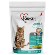 Сухой корм 1st Choice Weight Control Adult для кошек от 1 года склонных к полноте, 350 г
