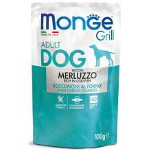Влажный корм MONGE DOG GRILL с треской, 100 г