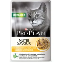 Консерва Purina Pro Plan Cat Nutrisavour Sterilised для стерилизованных кошек, с курицей, 85 г