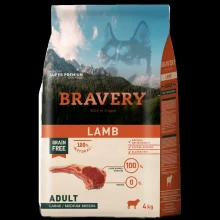 Сухой корм Bravery Lamb Large/Medium Adult, собак средних и крупных пород, с ягненком, 2 кг