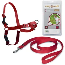 Шлея Premier Easy Walk антирывок, для собак, размер S, красная