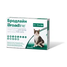 Капли Boehringer Ingelheim Broadline Спот-он против паразитов для кошек, L, 2.5-7.5 кг, цена за 1 аппликатор