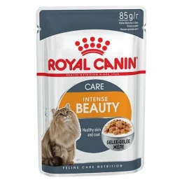 Влажный корм Royal Canin Intense Beauty для кошек с проблемной шерстью, кусочки в желе, 85 г