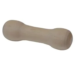 Игрушка Croci гантеля, для собак, круглая, дерево, 22×6.5×6.5 см