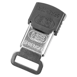 Замок для ошейника Sprenger ClicLock, никелированная сталь, 21×65 мм