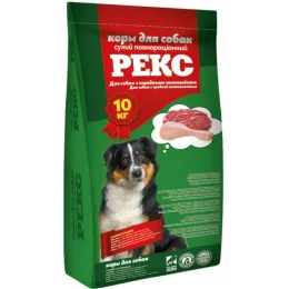 Сухой корм Рекс для собак с средней активностью, 10 кг