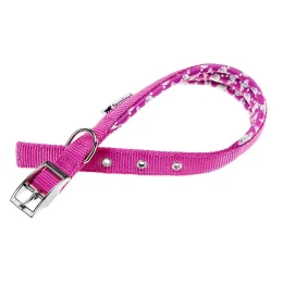 Нейлоновый ошейник Ferplast Daytona Fanasy C25/53 Purple для собак, фиолетовый, A: 45x53 см, B: 25 мм