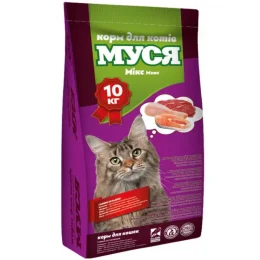 Сухой корм Муся Микс для кошек, 10 кг