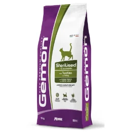 Сухой корм Gemon Cat Sterilised для стерилизованных кошек, с индейкой, 10 кг