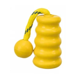 Игрушка развивающая Trixie - MOT®-Fun с канатом, для собак, 9 см, 22 см, резина