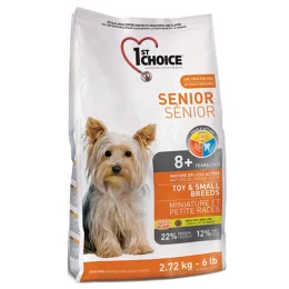 Сухой корм 1st Choice Senior Toy&Small Breeds для пожилых собак мини и малых пород, с курицей, 2 кг