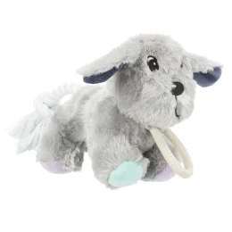 Игрушка Trixie - Junior собака с канатом, для собак, 24 см, плюш